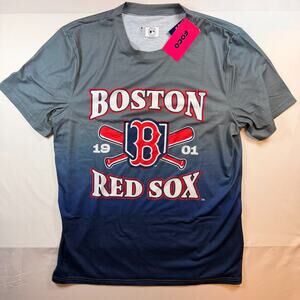FOCO MLB Boston Red Sox Men's Ombre Gradient Performance T Shirt NWT Size Medium